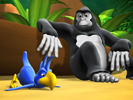 kong and bird